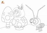 Babytv Snail sketch template