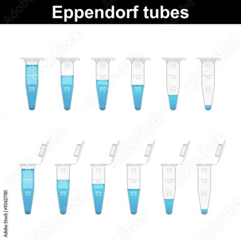 opened  closed eppendorf tubes stock image  royalty  vector files  fotoliacom