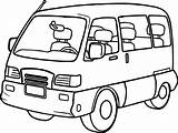 Drawing Mini Minibus Cooper sketch template