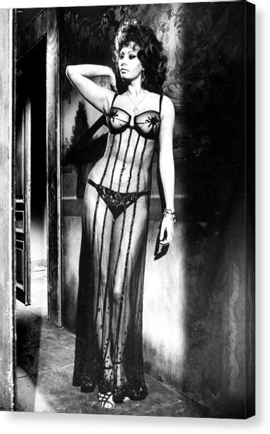 Actress Sophia Loren Costumed In Sheer G Photograph By Alfred Eisenstaedt