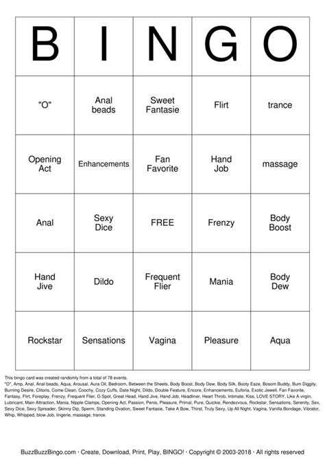 Naughty Bingo Bingo Cards To Download Print And Customize