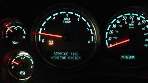 chevy tahoe service tire monitor
