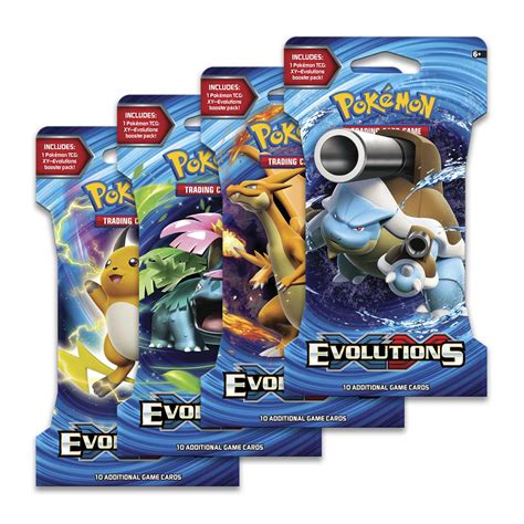 pokemon tcg xy evolutions sleeved booster pack  cards pokemon