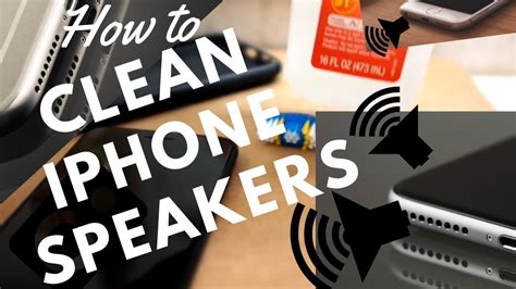 clean iphone speakers youtube