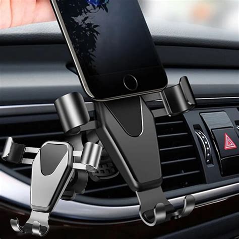 car cellphone holder universal air vent mount clip gravity holder phone