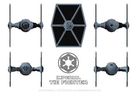 imperial tie fighter tieln schematic  ravendeviant  deviantart
