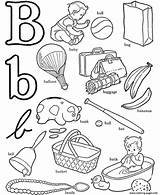 Coloring Words Pages Letter Abc Alphabet Color Sheets Activity Colouring Sheet Letters Printable Preschool Baby Honkingdonkey Book Objects Ball Info sketch template