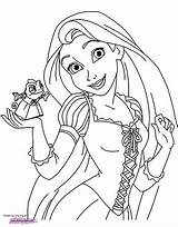 Rapunzel Pages Tangled Disneyclips Pascal sketch template