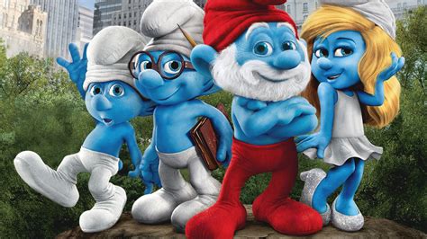 smurfs  backdrops