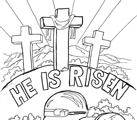 easter story coloring pages  getdrawings