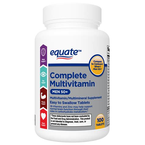 equate complete multivitamin tablets men   count walmartcom