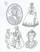 Crinoline Embroidery Transfers Iron Patterns Choose Board Vintage sketch template