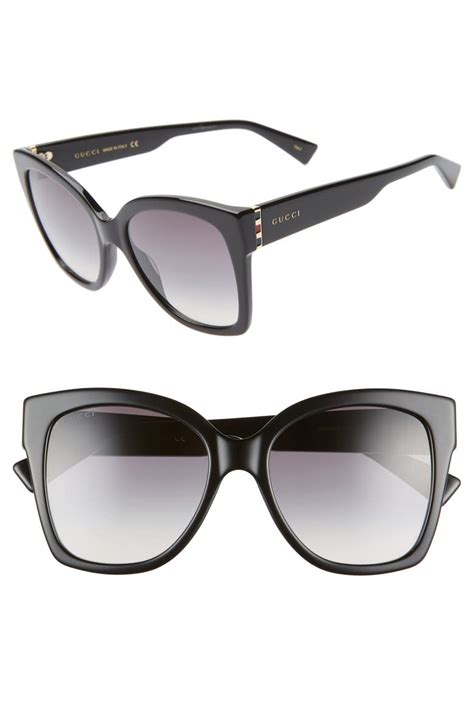 gucci 54mm square sunglasses nordstrom