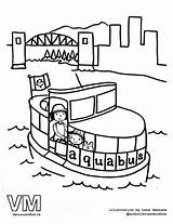 Pages Vancouver Colouring Gondola Coloring Getdrawings Drawing Aquabus sketch template