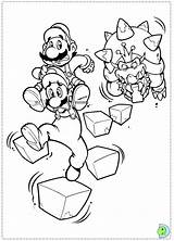 Mario Enemies Getcolorings Koopalings Dinokids sketch template