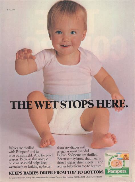 1986 Was A Pivotal Year For Pampers Pampers Diapers Adult Diapers