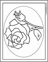 Rose Coloring Pages Bud Drawing Buds Stem Printable Color Pdf Clipart Flowers Getdrawings Printables Tattoo Getcolorings Bush Print Long Colorings sketch template