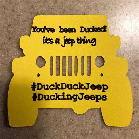 duck duck jeep tags etsy
