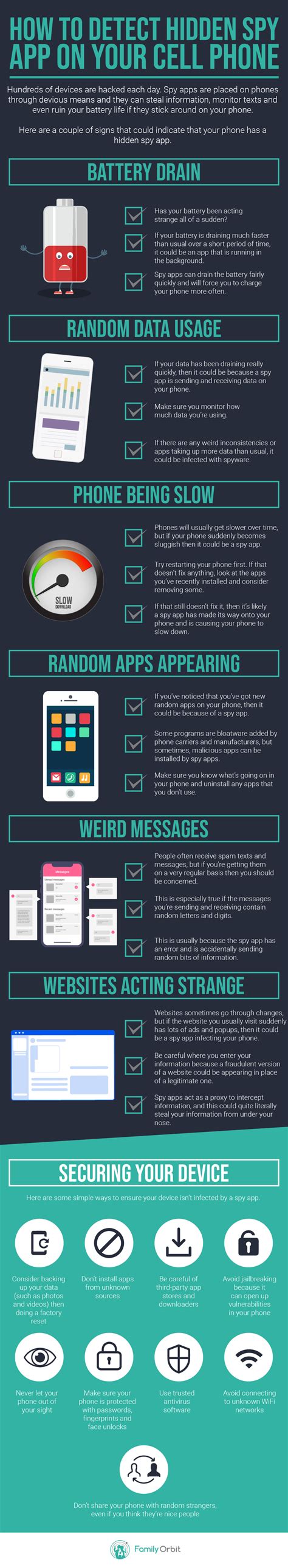 how to detect hidden spy app on your cell phone [infographic]