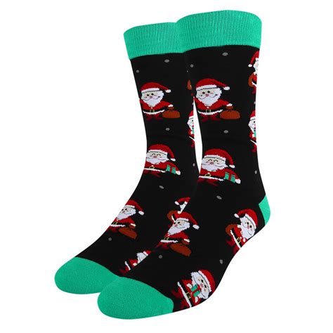 clothing socks mens novelty funny christmas socks gift santa claus
