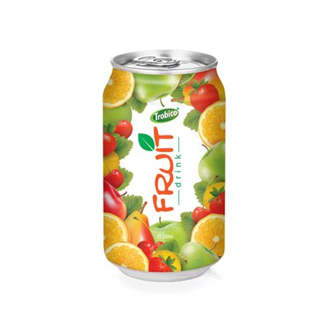 330ml Aluminum Can Supplier Mix Fruit Juice Trobico Oem Beverage