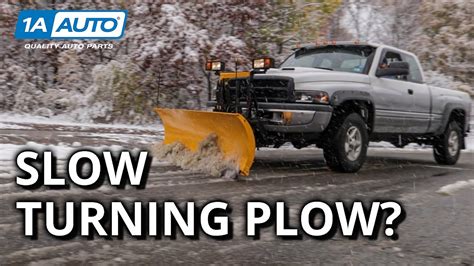 trouble angling plow plow wont move service  plow  winter  auto