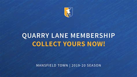 quarry lane memberships   collection news mansfield town
