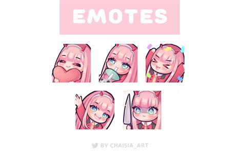 cute anime emotes  twitch streamers discord youtube
