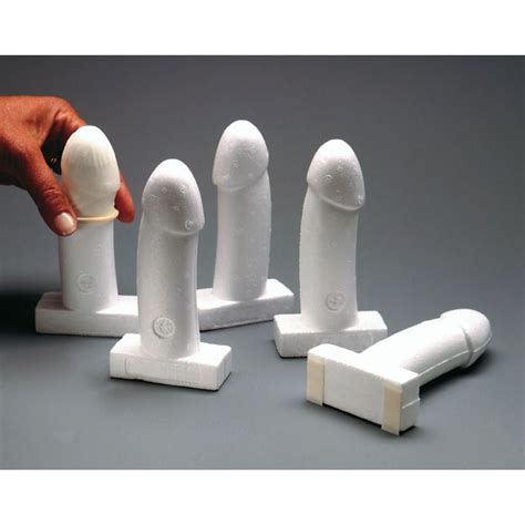 styrofoam condom training models health and care