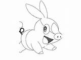 Coloring Tepig Template sketch template