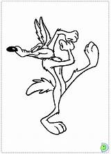 Coyote Wile Looney Tunes Dinokids Colorir Families sketch template