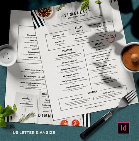creative menu layout ideas  restaurant menu templates pop
