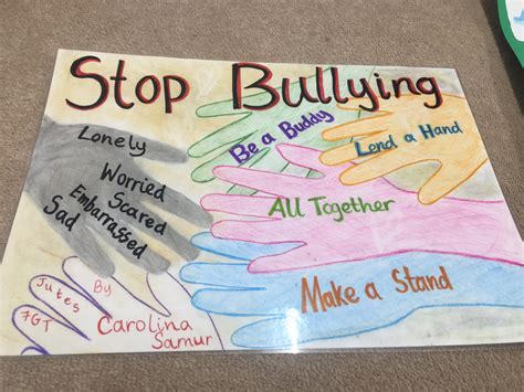 drawing anti bullying poster making powerful anti bullying slogans