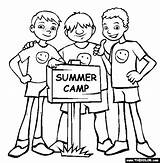 Coloring Camp Summer Pages Clipart Camping Color Online Kids Clip Camps Fun Children Thecolor Colouring Sheets Cute Preschool Boys Library sketch template