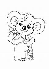 Blinky Koala sketch template