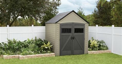rubbermaid    storage shed   regularly