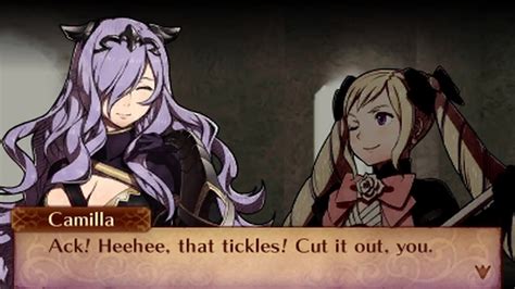 fire emblem fates conquest camilla and elise support conversations youtube