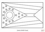 Ohio Flag Coloring Pages State Symbols Printable Flags Kids North Drawing Flower Usa Print States Michigan Make Popular Choose Board sketch template
