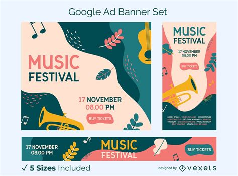 festival colorful banner set vector