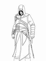 Assassin Altair Ahad Ibn Desenhar sketch template