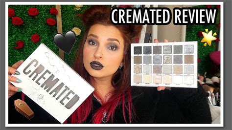 cremated palette review jeffree star cosmetics youtube