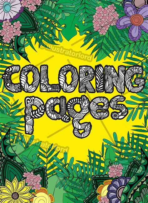 check   atbehance project coloring book cover httpswwwbehancenetgallery