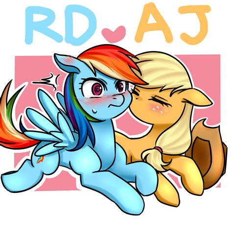 Rainbow Dash X Applejack By Raika0306 On Deviantart