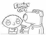 Pages Coloring Stewie Printable Getcolorings Guy Family sketch template