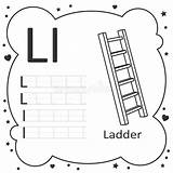 Tracing Ladder sketch template