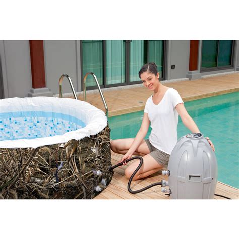 portable inflatable hot tub saluspa realtree max  airjet system