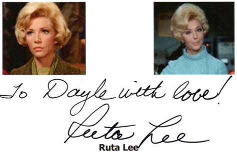 Kiwiautogal S Autographs Ruta Lee