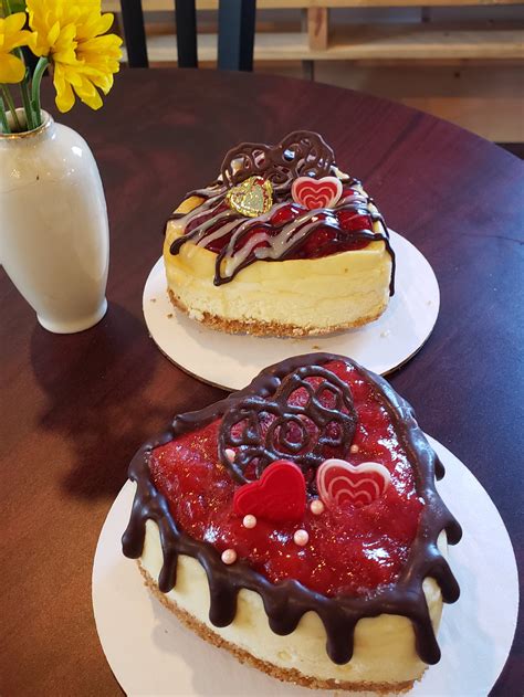 4 Inch Heart Shaped Cheesecake For 2