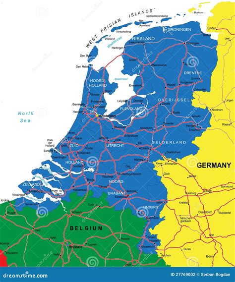 kaart nederland duitsland grens vogels