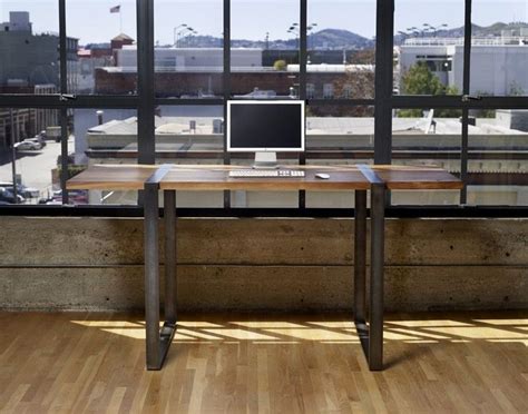 walnut  steel standing work desk standing work desks desk house